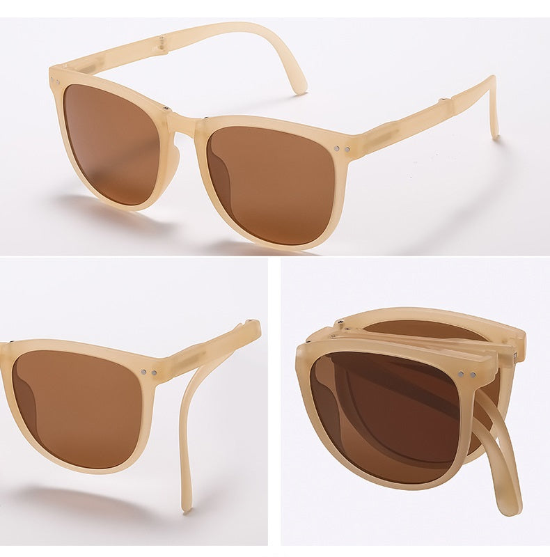 Foldable HD Polarized Lens Sunglasses Anti-Blue Ray Hydrophobic