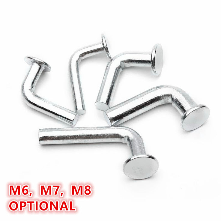 M8 Safety Pins Clip Drop Pin L shape - 20 Pack