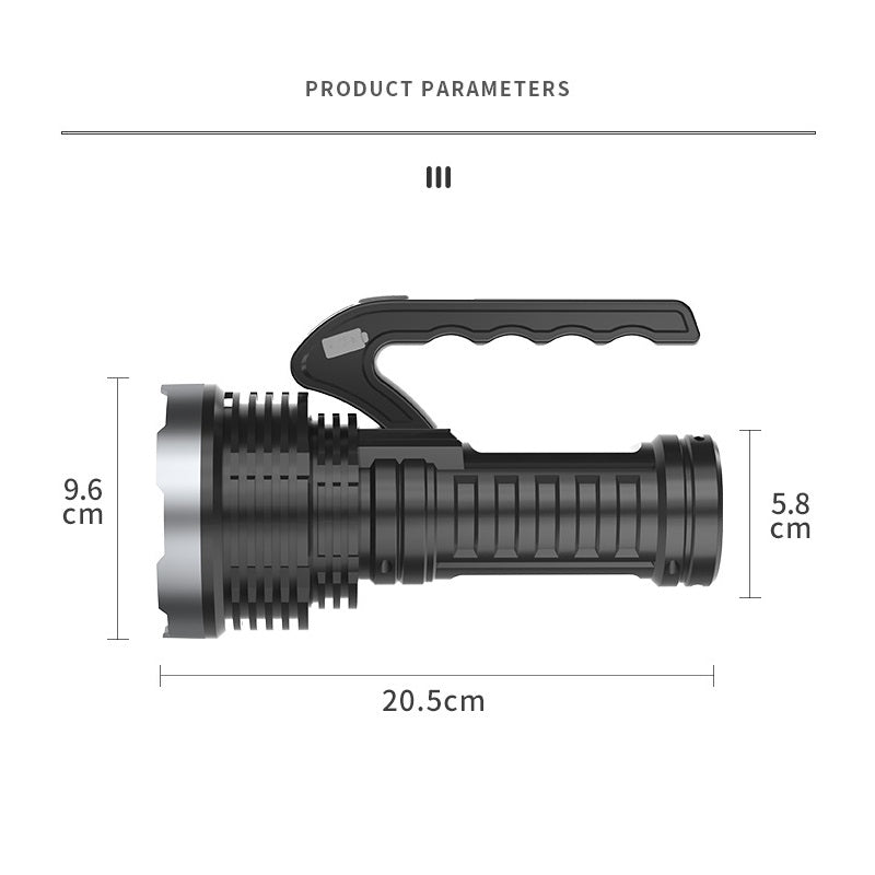 SL02 USB Rechargeable Brightness Long-rang LED Flashlight