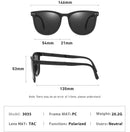 Foldable HD Polarized Lens Sunglasses Anti-Blue Ray Hydrophobic