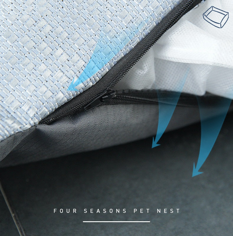 120cm Pet Cooling Mat Cool Pad Pet Bed for Summer Dog Cat Puppy