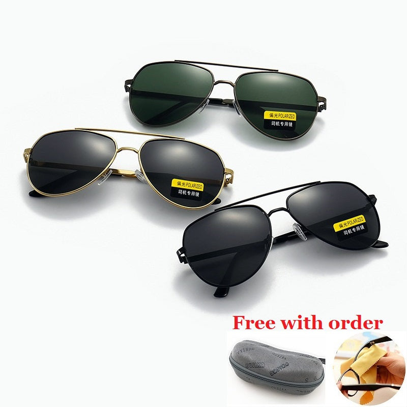 Polarized Lens Sunglasses Anti-Blue Ray Hydrophobic