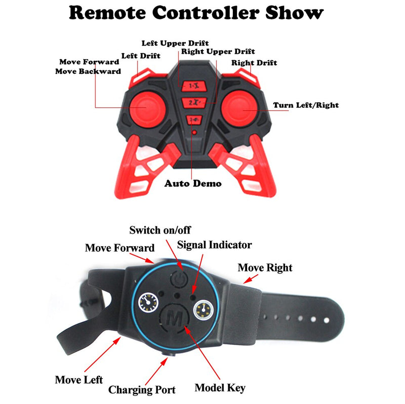 4WD Rock Crawler Watch Gravity Induction Gesture Control Drift Car Stunt Toy