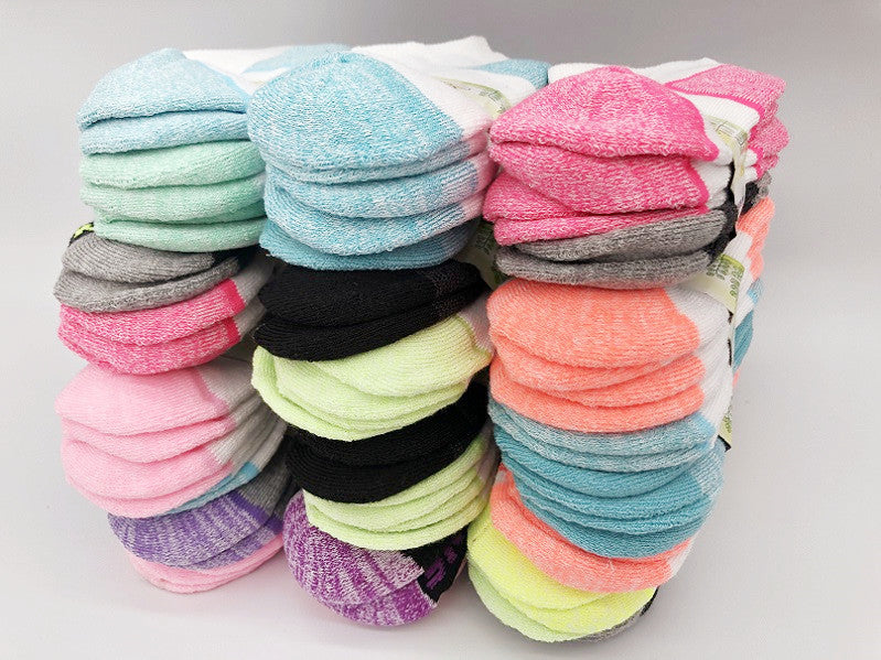 (36 Pairs) 4-6 Years Kids' Ankle Socks Cushion Socks