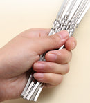 304 Stainless Steel BBQ Skewers (20PCS/PACK) L 35cm W 3.5mm Thick 2mm