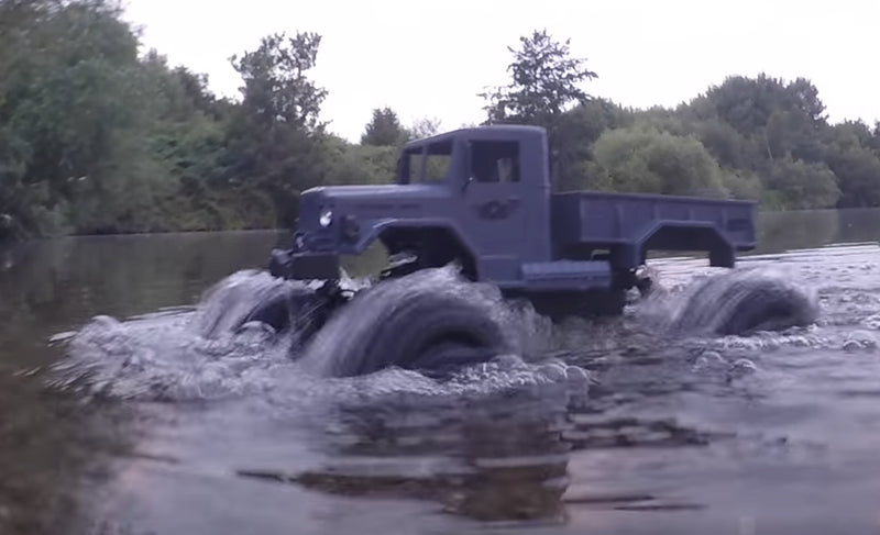 4WD Amphibious Fun Kids Waterproof RC Truck 1:12 2.4G