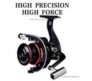 Metal Spinning Fishing Reel Left/Right Retrieve 5.2:1 12 Ball Bearings