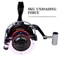 Metal Spinning Fishing Reel Left/Right Retrieve 5.2:1 12 Ball Bearings
