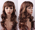 Mannequin Wig Brown Long Curl