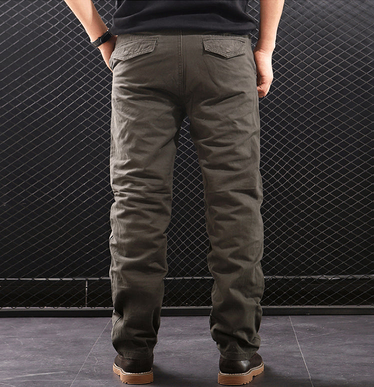 Work Pants Cotton Size 30,31,32,33,34,35 Black Grey Green