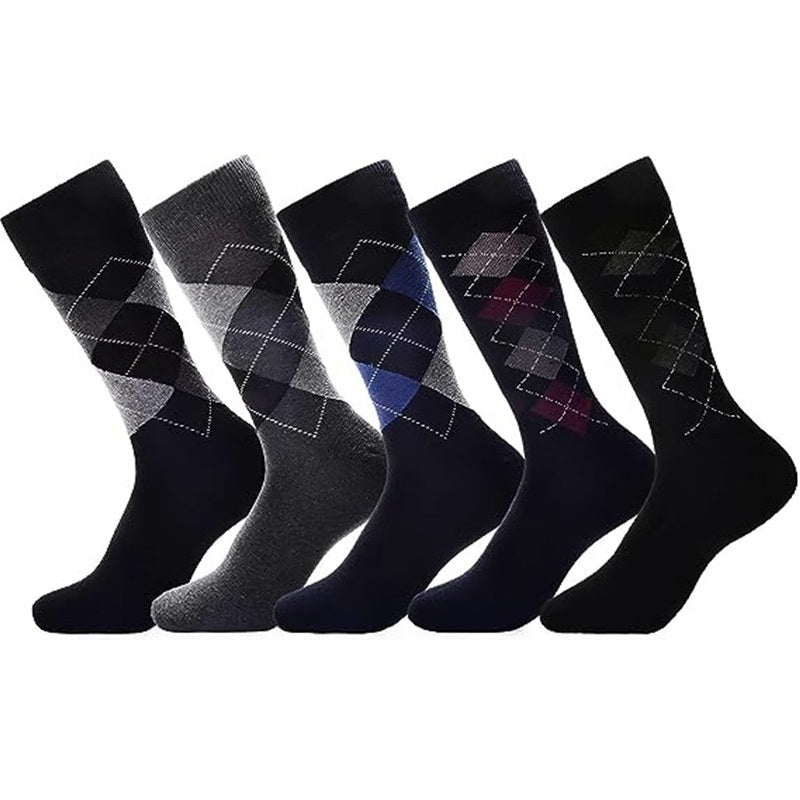 Crew Socks Business Socks Patterned Socks Mix RANDOM  WHOLESALE - (60 Pairs)