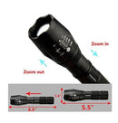 LED Torch Rechargeable High Lumens Flashlight with 18650 Battery