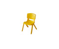 Durable Plastic Children's Chairs - YELLOW