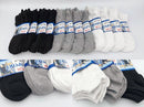 (36 Pairs) MIX colour Thin Ankle Socks  M7-11/ W9-13