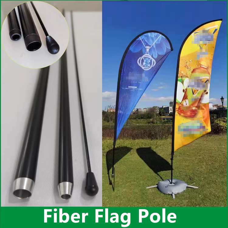 Fiber Flag Pole Windproof flag Pole 3/3.4/4.6m