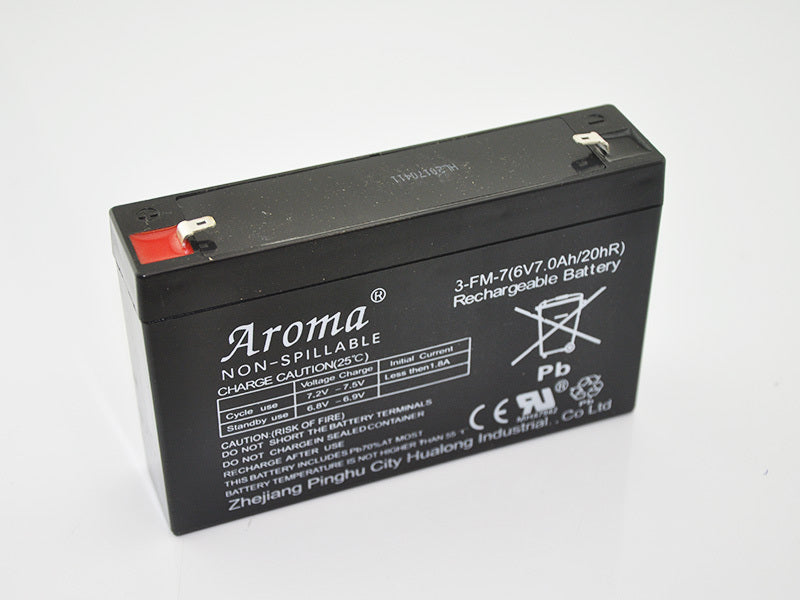 Aroma  6V 7.0AH Rechargeable Battery