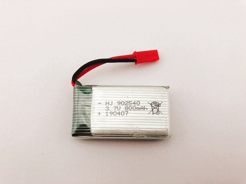 3.7V 800mAh Red Li-Po Rechargeable Battery for Drone