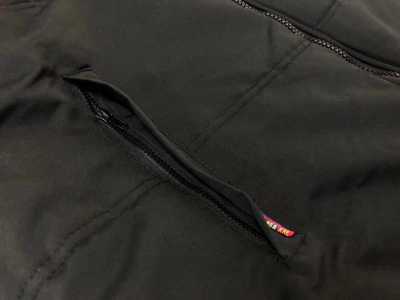 Marked Size 3XL Vest/Sleeveless Thermal Jacket Black