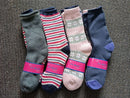 Thick Socks 60 Pairs Women's Thick Thermal Crew Socks, Size 6-10, Random