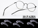 10 Pairs Eyeglasses Silicon Antislip Holder Glasses Cover Ear Hook Retainer - L