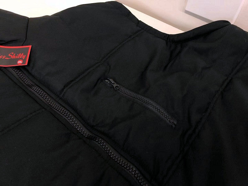 Marked Size XL  Vest Thermal Sleeveless Black