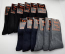 Business Socks (12 Pairs) Men's MIX COLOURS Dress Socks - SIZE7-10