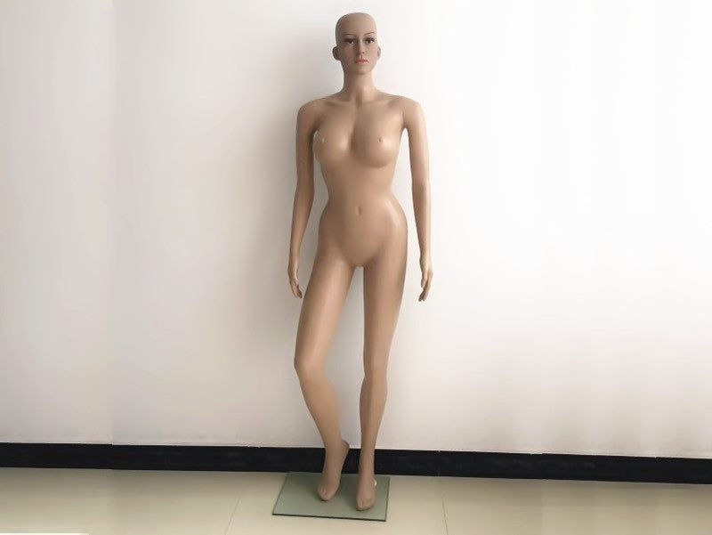 Plus Size 180CM Realistic Female Mannequin Metal Stand Base Makeup Detachable Body Parts