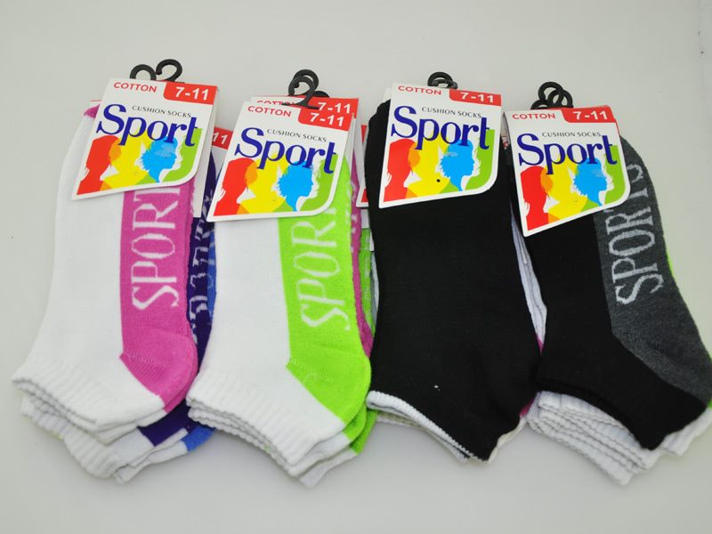 Sport Socks Cushion Socks (12 Pairs) Colourful