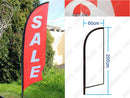 ‘SALE’ 3M Commercial Feather Banner Flag