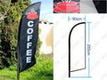 ‘COFFEE’ 3.4m Sign Commercial Feather Banner Flag