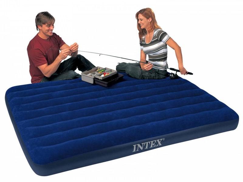 Classic Downy inflatable mattress 152 x 203 x 25cm INTEX 64759