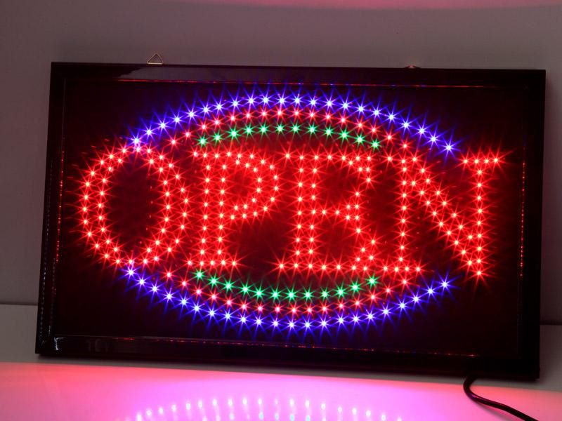 Attractive LED OPEN SIGN 55x35cm -023
