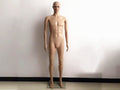 185CM Realistic Male Mannequin Metal Stand Base Makeup Detachable Body Parts