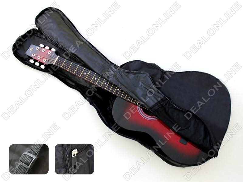 Brand New Black Soft Nylon 41" Acoustic Guitar Bag
