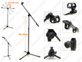 Microphone Stand - Tripod Base Adjustable Height