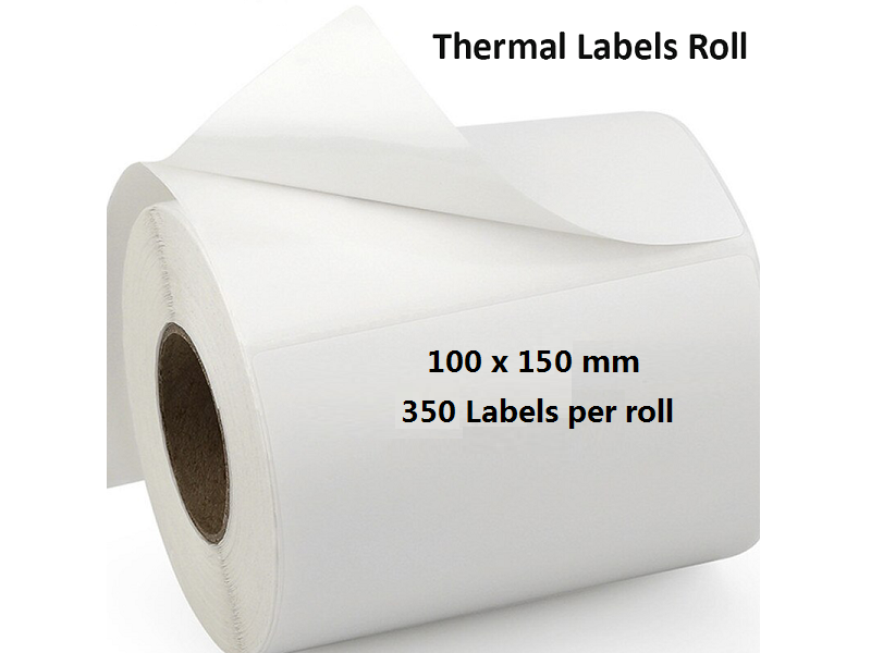 10 Rolls Premium 100x150mm Direct-thermal labels 350pcs/roll Self Adhesive Label