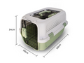 50CM SKYLIGHT GREEN  - Dog/Cat Airline Travel Cage/Carrier