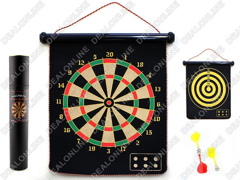 11" Portable Safety Magnetic Double-Side Dart Mat