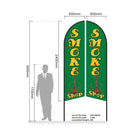 ICECREAM 3.4M SET - Pre-print Double Sided Feather Banner Flag Business Commersial