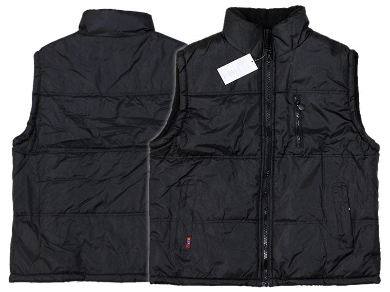 Marked Size 4XL Vest/Sleeveless Thermal Jacket Black