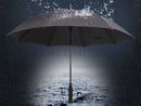 Black Double-Canopy Umbrella Windproof 150CM Large Auto-Open +Cover