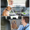 WATERPROOF PET CAR BACK SEAT PROTECTOR WITH MESH POCKET